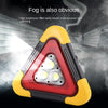 SearchFindOrder Portable LED 3-in-1 Car Emergency Safety Triangle Warning Light (USB Rechargeable + Solar)