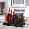 SearchFindOrder Pot and Pan Organizer for Cabinet with Adjustable 8 Non-Slip Tiers