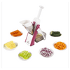 SearchFindOrder Push Down Style Red 5-in-1 Multifunctional Fast & Easy Slicer