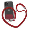 SearchFindOrder Red No Case Universal Nylon Lanyard for Cell Phones