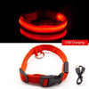 SearchFindOrder Red USB Charging / SNECK 35-43 CM LED Dog Collar - USB Rechargeable