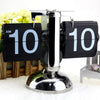 SearchFindOrder Retro Flip Stainless Steel Quartz Clock