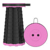 SearchFindOrder rose-black Portable Retractable Folding Stool