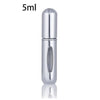 SearchFindOrder SIlver / 5ML Portable Mini Refillable Perfume Bottle With Spray Scent Pump