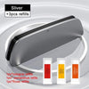 SearchFindOrder Silver Futuristic Low Profile Car Air Freshener