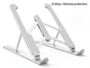 SearchFindOrder specialSFO Silver Aluminum Laptop Stand Portable Foldable Non-Slip Aluminum Laptop Stand