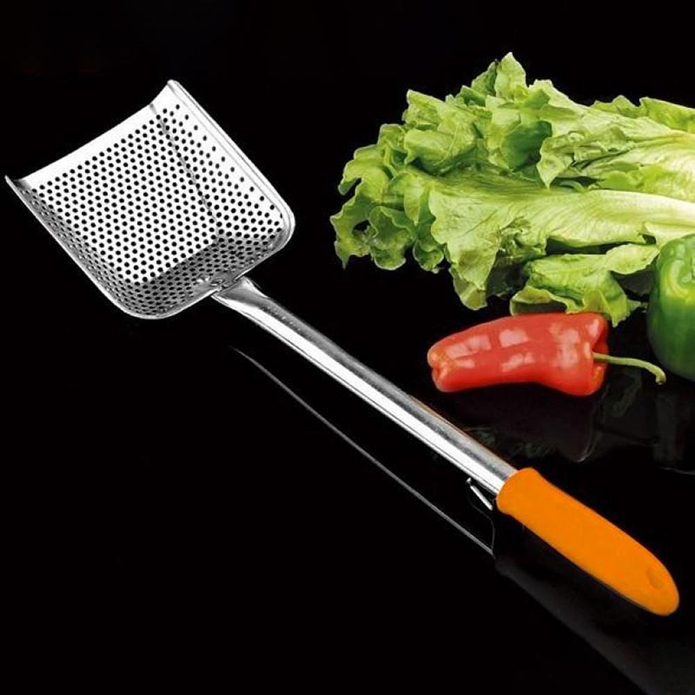 Stainless Steel Fryer Strainer Spatula– SearchFindOrder