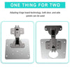 SearchFindOrder Stainless Steel Plate Hinge Repair Kit (4 Piece Set)