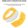 SearchFindOrder Stainless Steel Rocking Pizza Cutter with Protective Sleeve