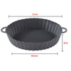 SearchFindOrder Style B Black Air Fryer Silicone Baking Tray Liner