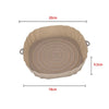 SearchFindOrder Style C Brown Air Fryer Silicone Baking Tray Liner