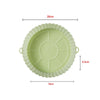 SearchFindOrder Style D Green Air Fryer Silicone Baking Tray Liner