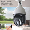 SearchFindOrder Surveillance WiFi PTZ Camera Bulb with Infrared Night Vision