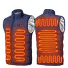 SearchFindOrder Thermal USB Electric Heating Vest (9 Adjustable Heating Zones)