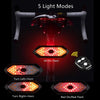 SearchFindOrder USB Rechargeable Wireless Bike Turn Signal LED Lights