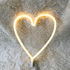 SearchFindOrder Warm white Heart Neon LED Neon Sign