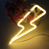 SearchFindOrder Warm White Lightning Neon LED Neon Sign