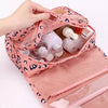 SearchFindOrder Waterproof Travel Cosmetic Toiletries Bag with Hook