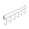 SearchFindOrder White-01 Under Shelf Storage Hanging Rack Organizer