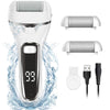 SearchFindOrder White Rechargeable Electric Foot File Callus Remover Kit