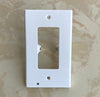 SearchFindOrder White-Square Outlet Wall Plate with LED Night Lights