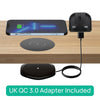 SearchFindOrder with UK Adapter / CN Invisible Wireless Qi Charging Station