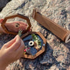 SearchFindOrder Wooden DIY Rotating Kaleidoscope Kit